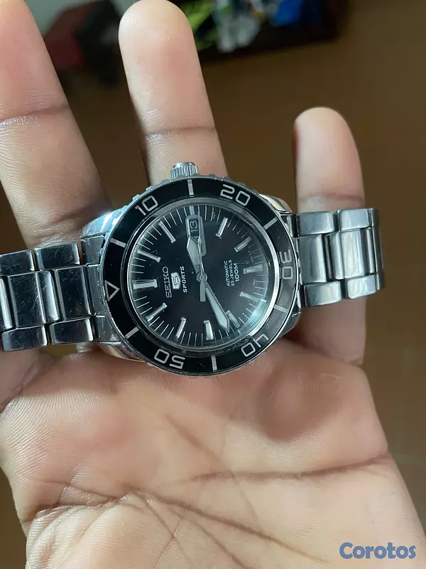 joyas, relojes y accesorios - Seiko 5 sport cara negra  5