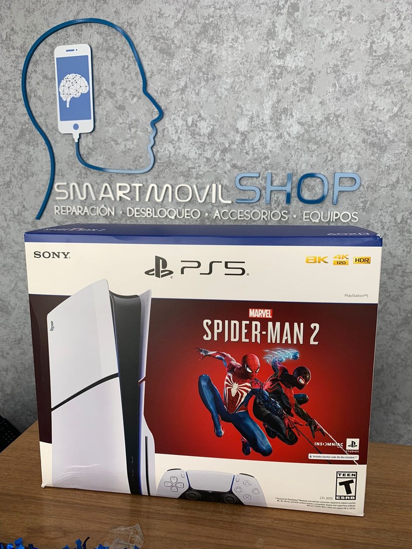 consolas y videojuegos - PLAY STATION 5 SLIM VERSION SPIDER - MAN 2 NUEVO SELLADO ( SOMOS TIENDA ) 0