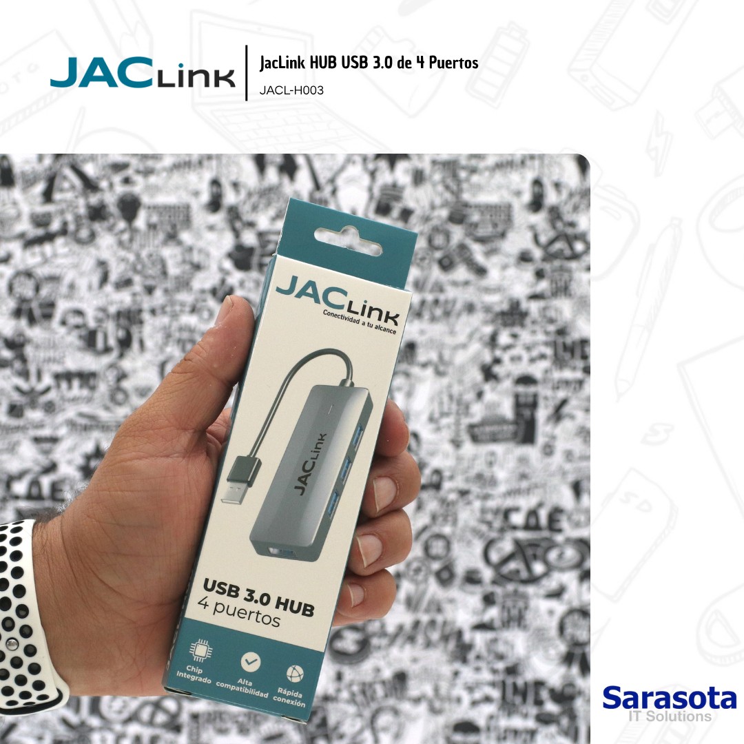 accesorios para electronica - Jaclink Hub Multipuertos USB 3.0 (Somos Sarasota) 0