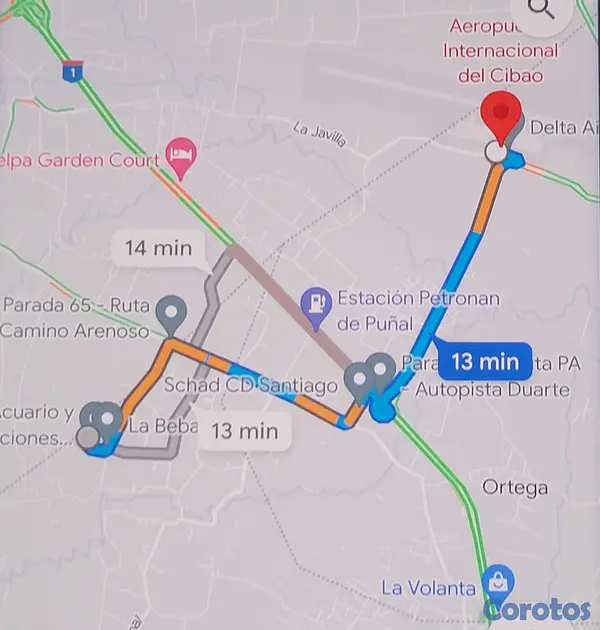 solares y terrenos - Vendo Solar 1,239 Mts.2en Guayabal, SANTIAGO, AV. RAMON MARIANO GRULLON, PROX. A 8