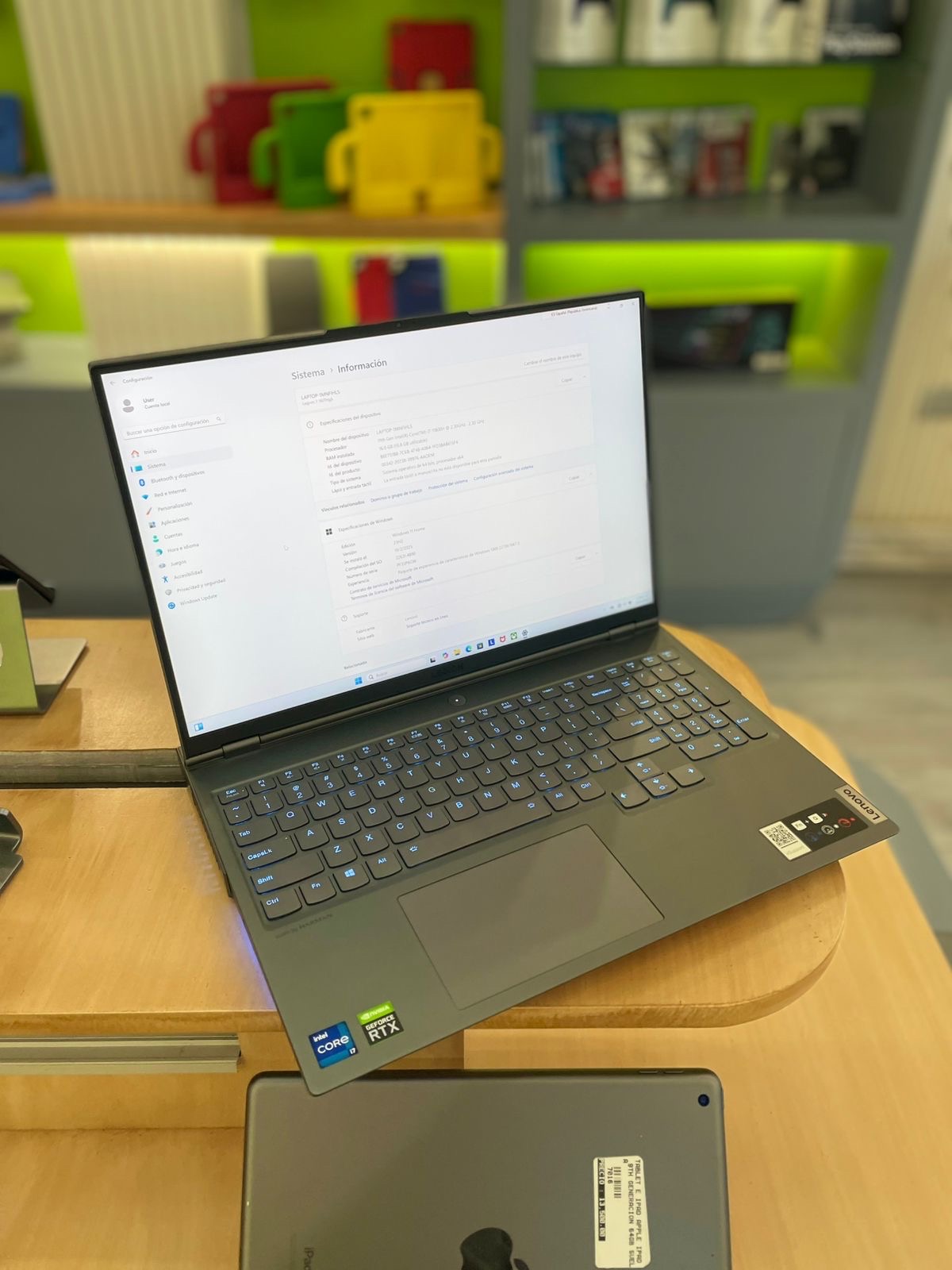 computadoras y laptops - LAPTOP LENOVO LEGION 11TH GENERACIÓN INTEL CORE I716Gb DE RAM1Tb SSD