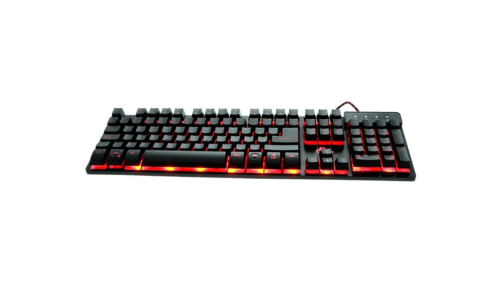 computadoras y laptops - TECLADO GAMER XTECH XTK-520S, USB, ESPAÑOL, MULTIMEDIA, LUZ DE FONDO 3 COLORES 0