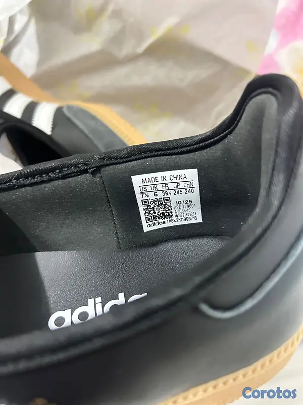 zapatos para mujer - Adidas Samba Jane nuevos negros– size 39.5 5