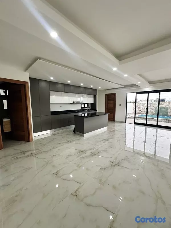 casas vacacionales y villas - venta de Villa en punta cana con piscina y 161mts de solar  4