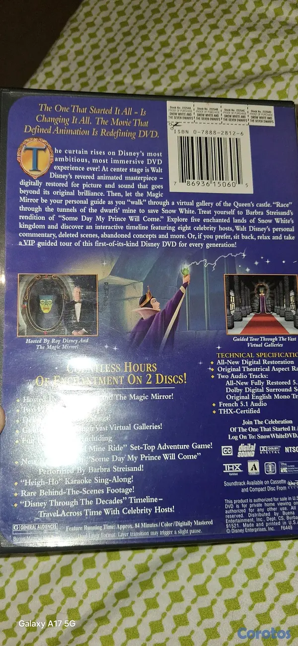 hobby y coleccion - Pelicula original de coleccion Blancanieves y los 7 Enanitos. 5
