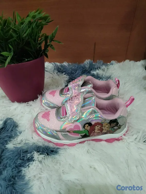 ropa y zapatos - tenis de niña nuevo de luces  4