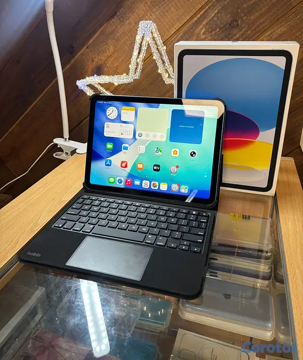 celulares y tabletas - ipad 11 th A16 gen azul 128 GB WIFI Con teclado or 2