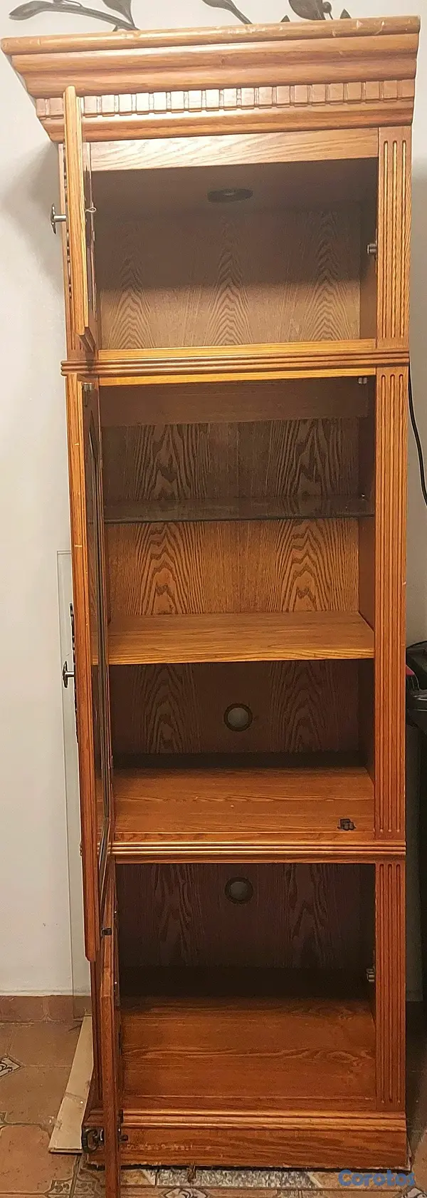 muebles y colchones - Vitrina para sala o lo que desee con iluminación interna 2