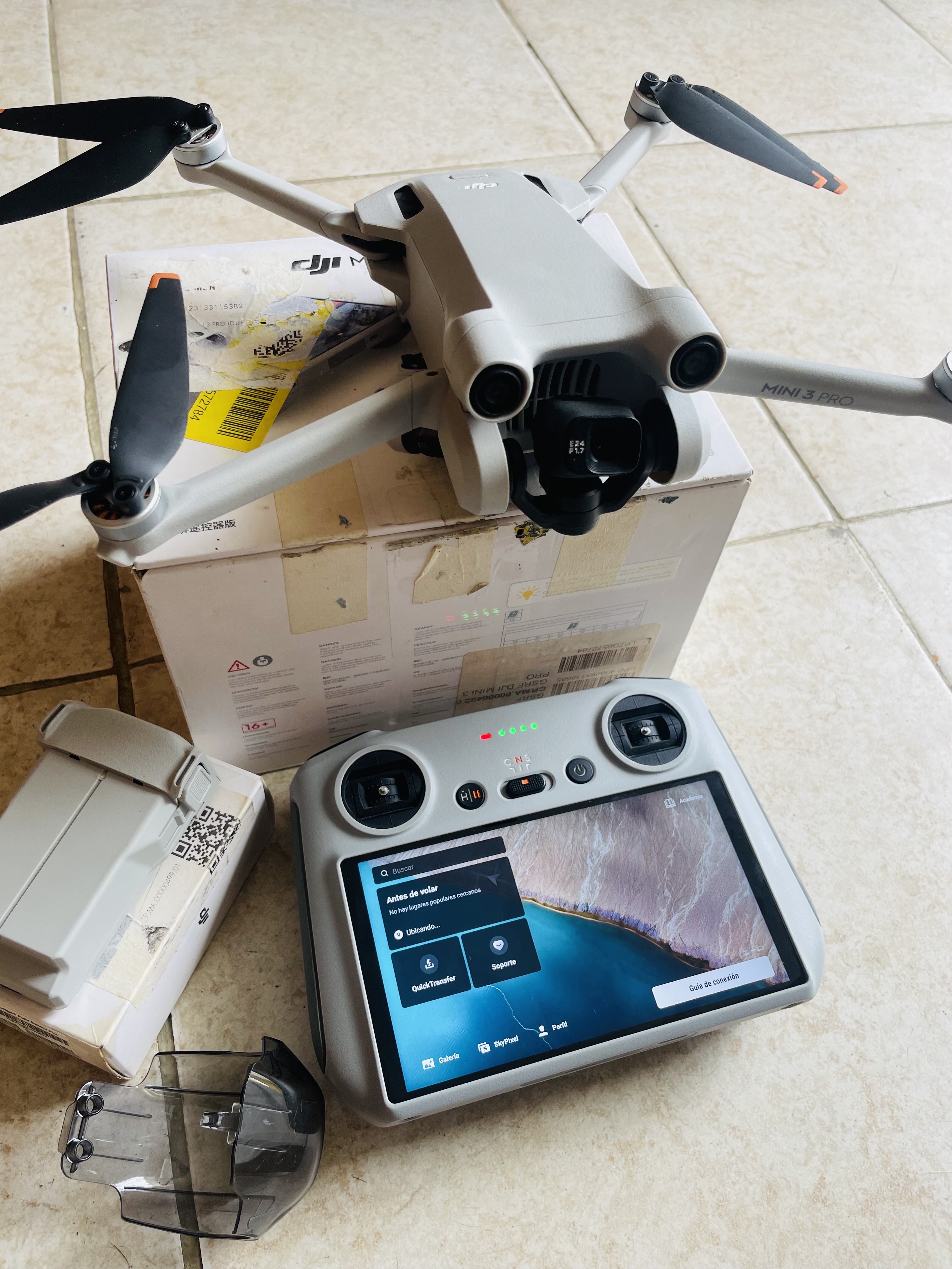 otros electronicos - DJI mini 3 pro con el control RC y batería 🔋 plus  7