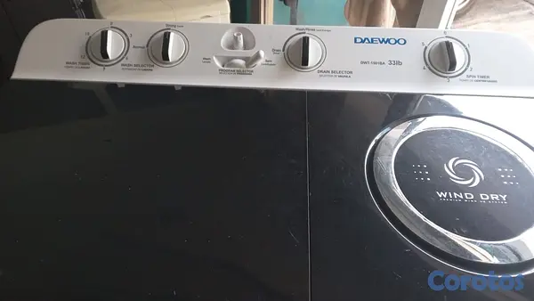 electrodomesticos - Lavadora Daewoo excelente estado, 30 libras 2