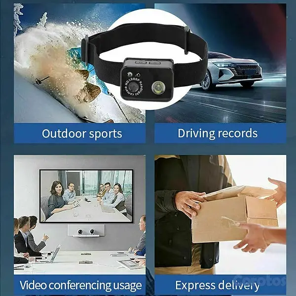 camaras y audio - Cámara Deportiva con Linterna 1080P DW-C7000 2