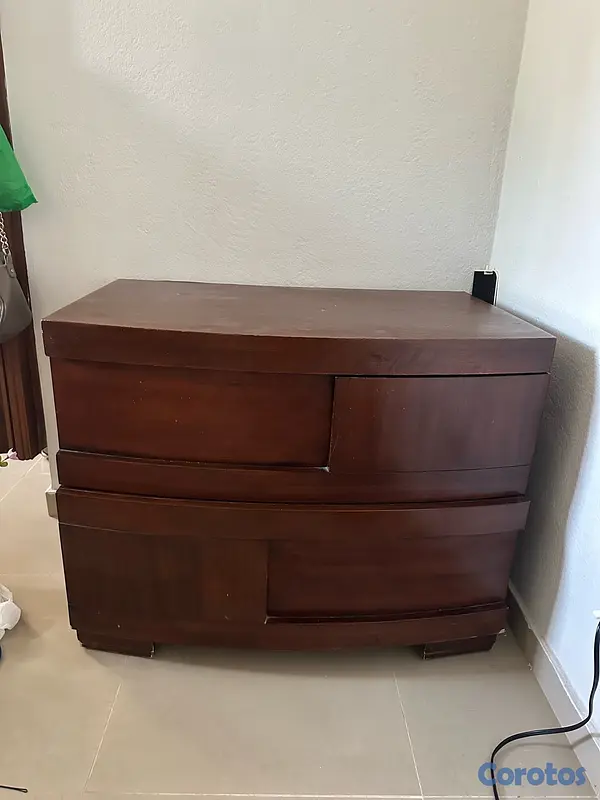 muebles y colchones - juego de habitación en caoba  3
