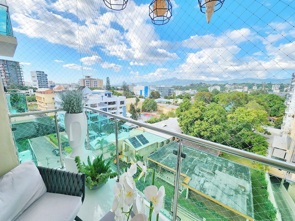 apartamentos - LUJOSO AMUEBLADO PROXIMO PLAZA INTERNACIONAL STGO. 8