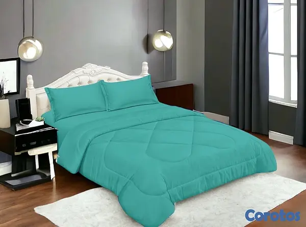 muebles y colchones - juego de colcha 3 pieza para cama de 60  4