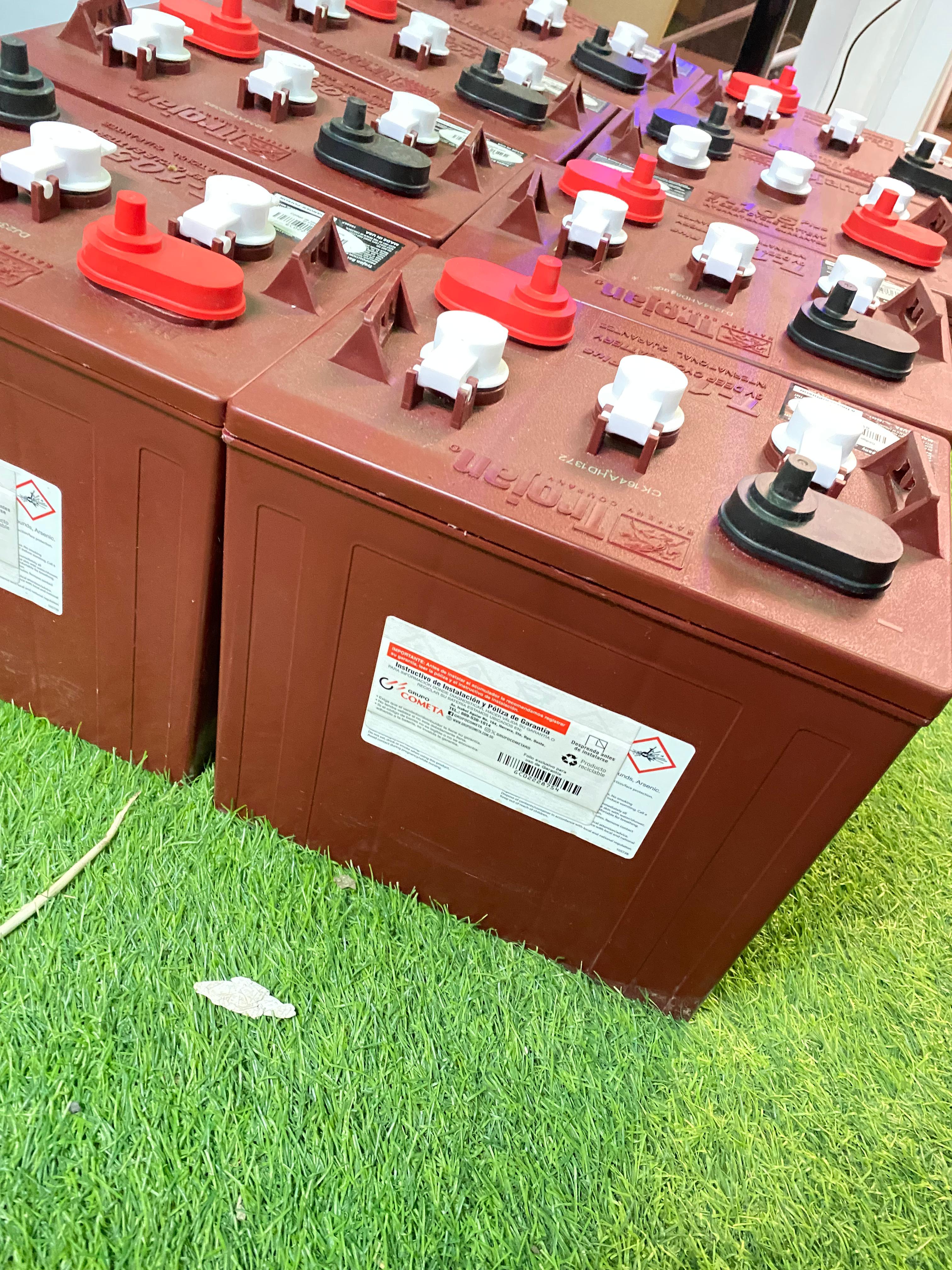 plantas e inversores - baterías Trojan 6volt disponible 2 años de garantía  0