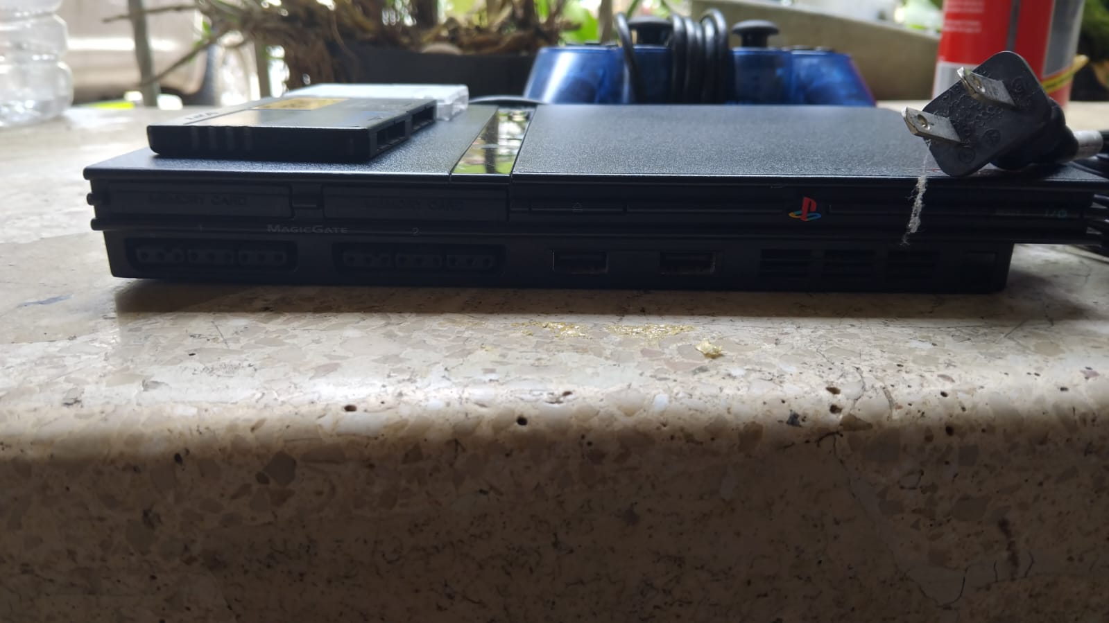 consolas y videojuegos - Vendo ps2 slim 0