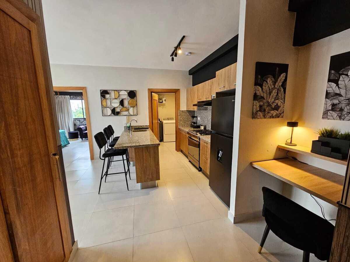 apartamentos - Se Alquila apartamento amueblado 1 habitacion, Ensanche Julieta 5