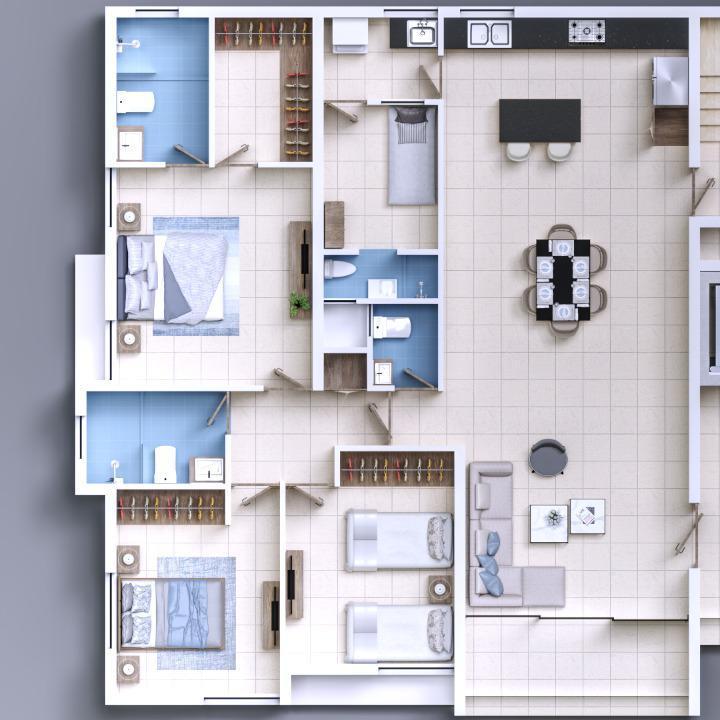 apartamentos - Apartamentos modernos en Torre II, Torre Géminis -  La Esmeralda, Santiago 9