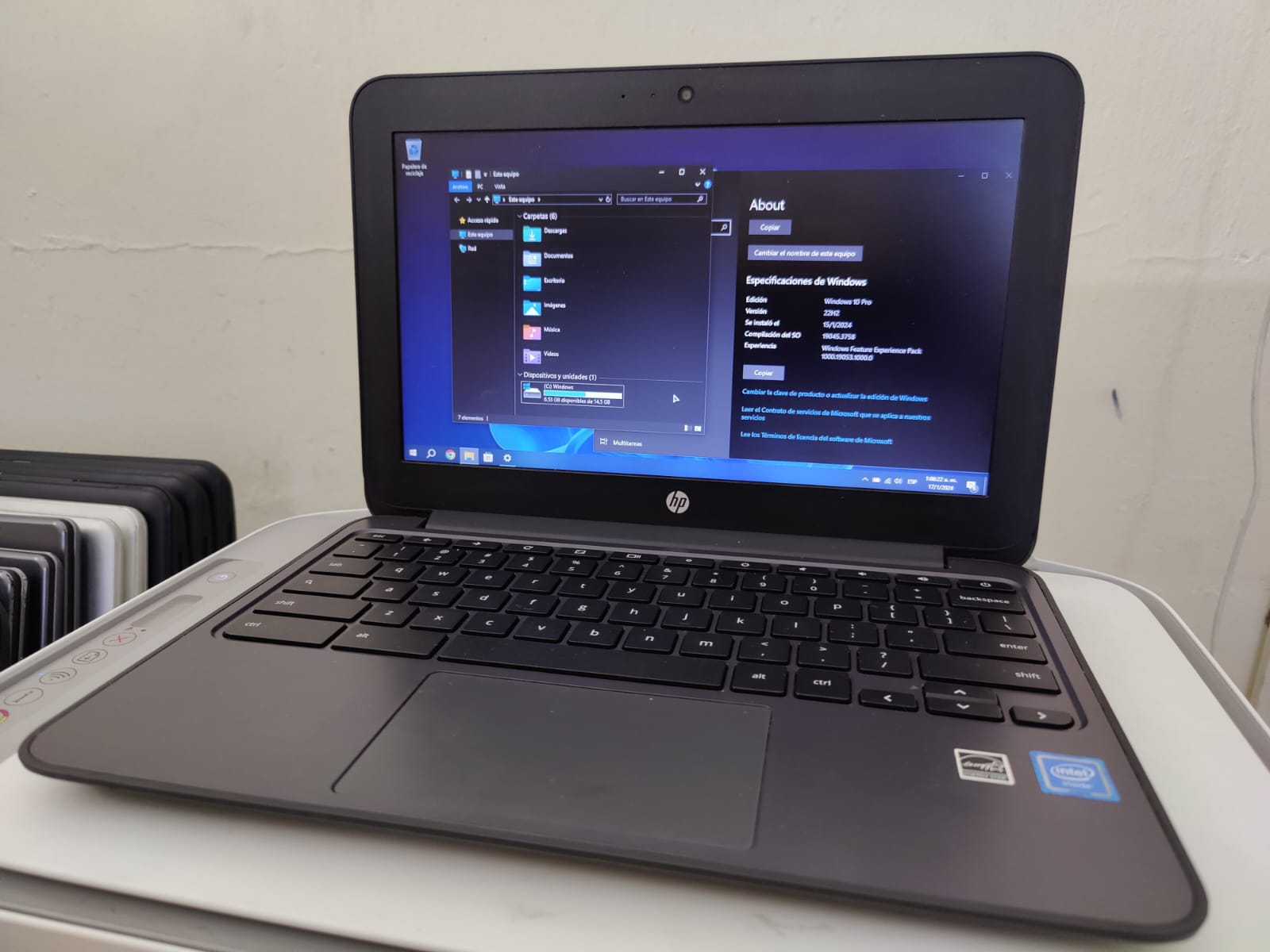computadoras y laptops -  OFERTA mini HP Windows 10 y Office disco de 16GB  1