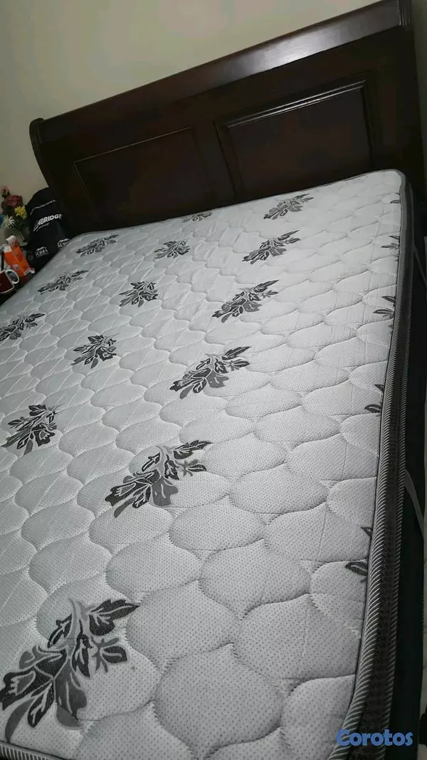 muebles y colchones - juego de habitación en pino tratado. 7