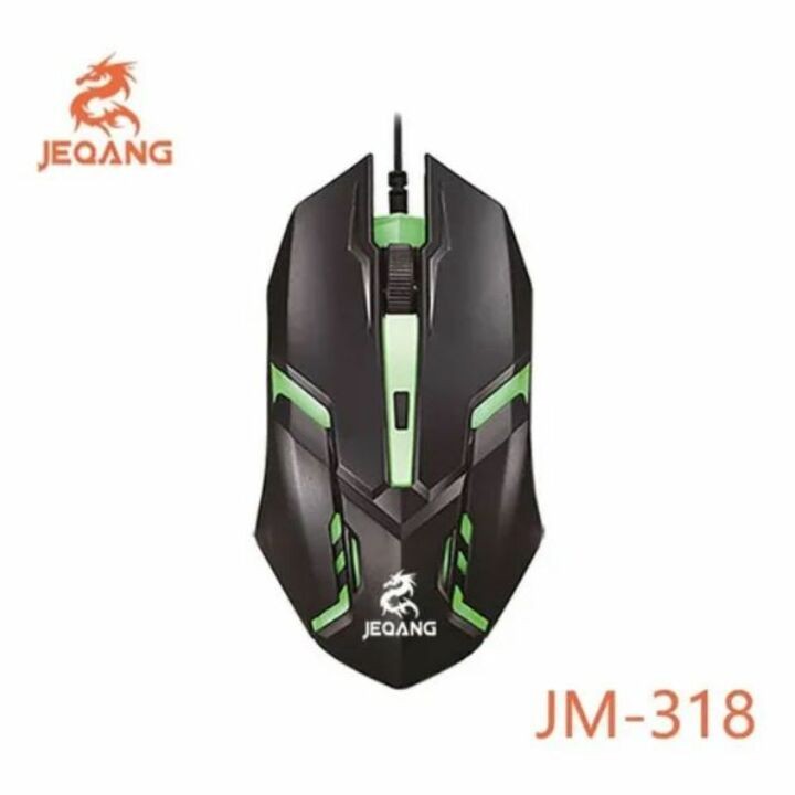 computadoras y laptops - MOUSE GAMING JEQANG JM-318 USB GAMER RGB 2