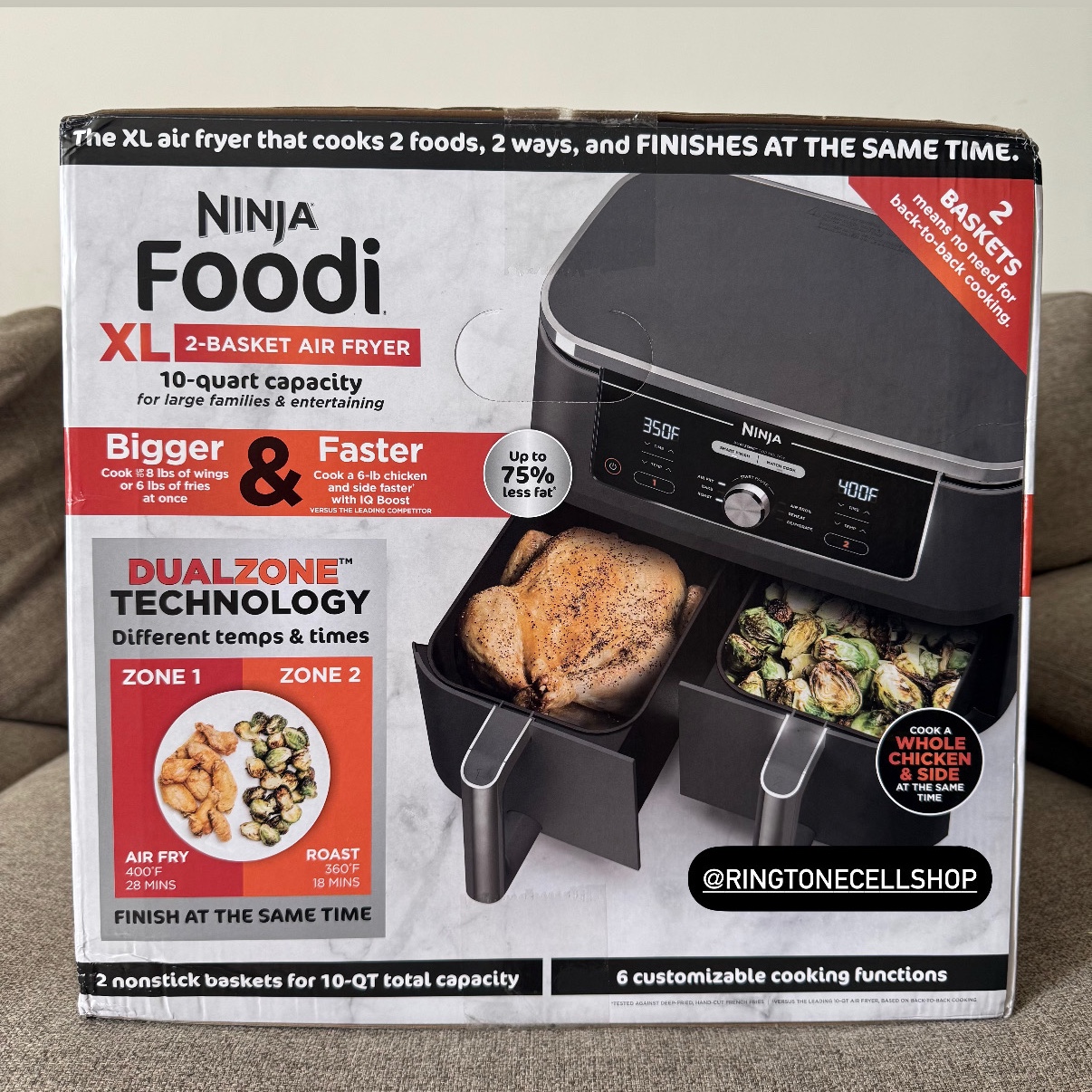 electrodomesticos - NINJA AIR FRYER FOODI XL SELLADO OFERTA🔥 0