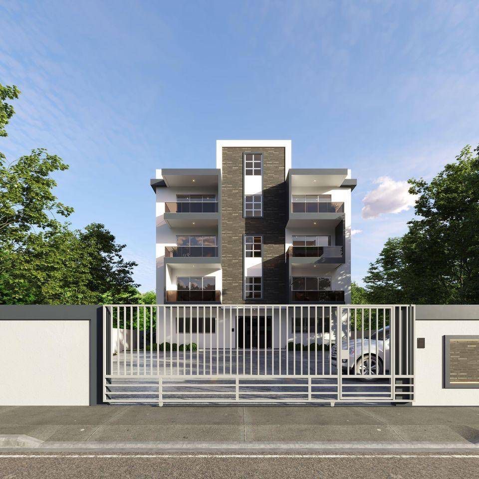 apartamentos - venta de apartamentos a pocos metros de la Jacobo majluta con 166mts 