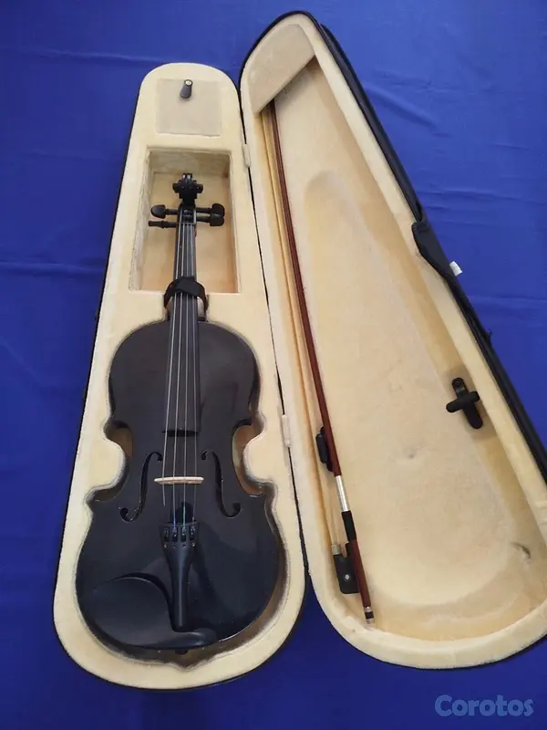instrumentos musicales - Violines de 4/4 marca mendini y Visconci: Negro y marrón..!! 3