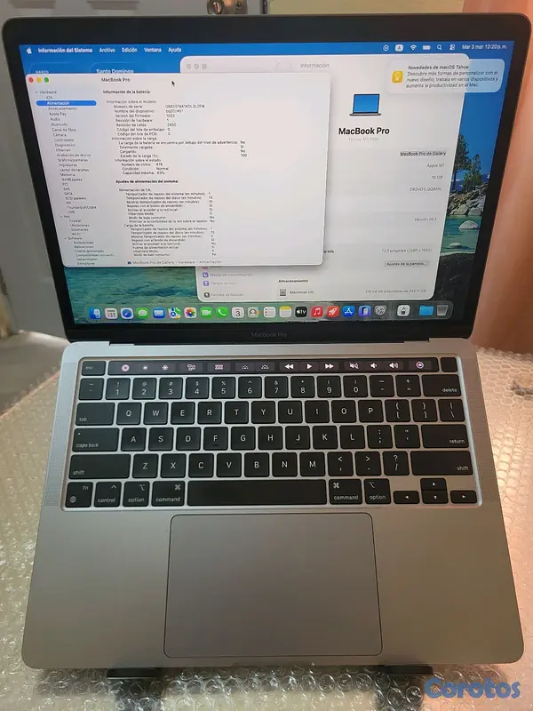 computadoras y laptops - Macbook Pro 2020-- Chip M1-- 2