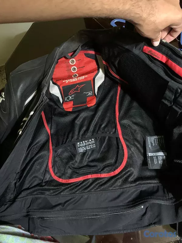 ropa para hombre - Chaleco de cuero Alpinestars 3