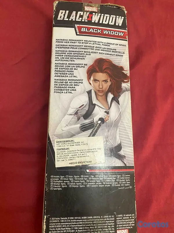 juguetes - Black Widow Super Hero Figura ! 12" Grande ! 100%  3