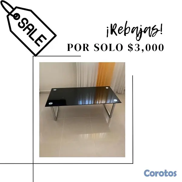 decoración y accesorios - Mesa de Cristal 2