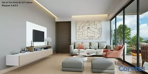 apartamentos - Apartamentos en Venta En Gurabo, Santiago. 4