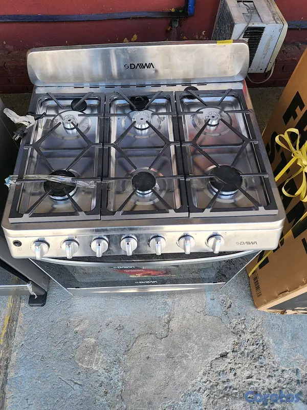 cocina - estufa dawia de 30 cromada  2