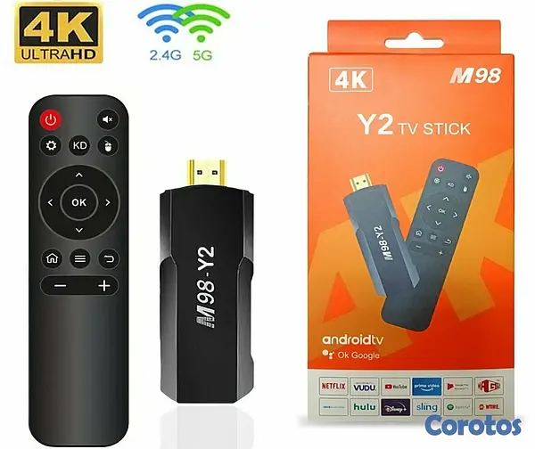 accesorios para electronica - Android TV Stick 4K - Convierte tu TV en Smart - W 2