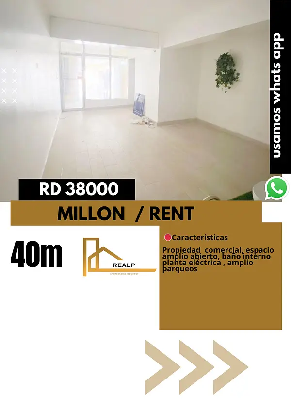 oficinas y locales comerciales - Local comercial en el Millon 1