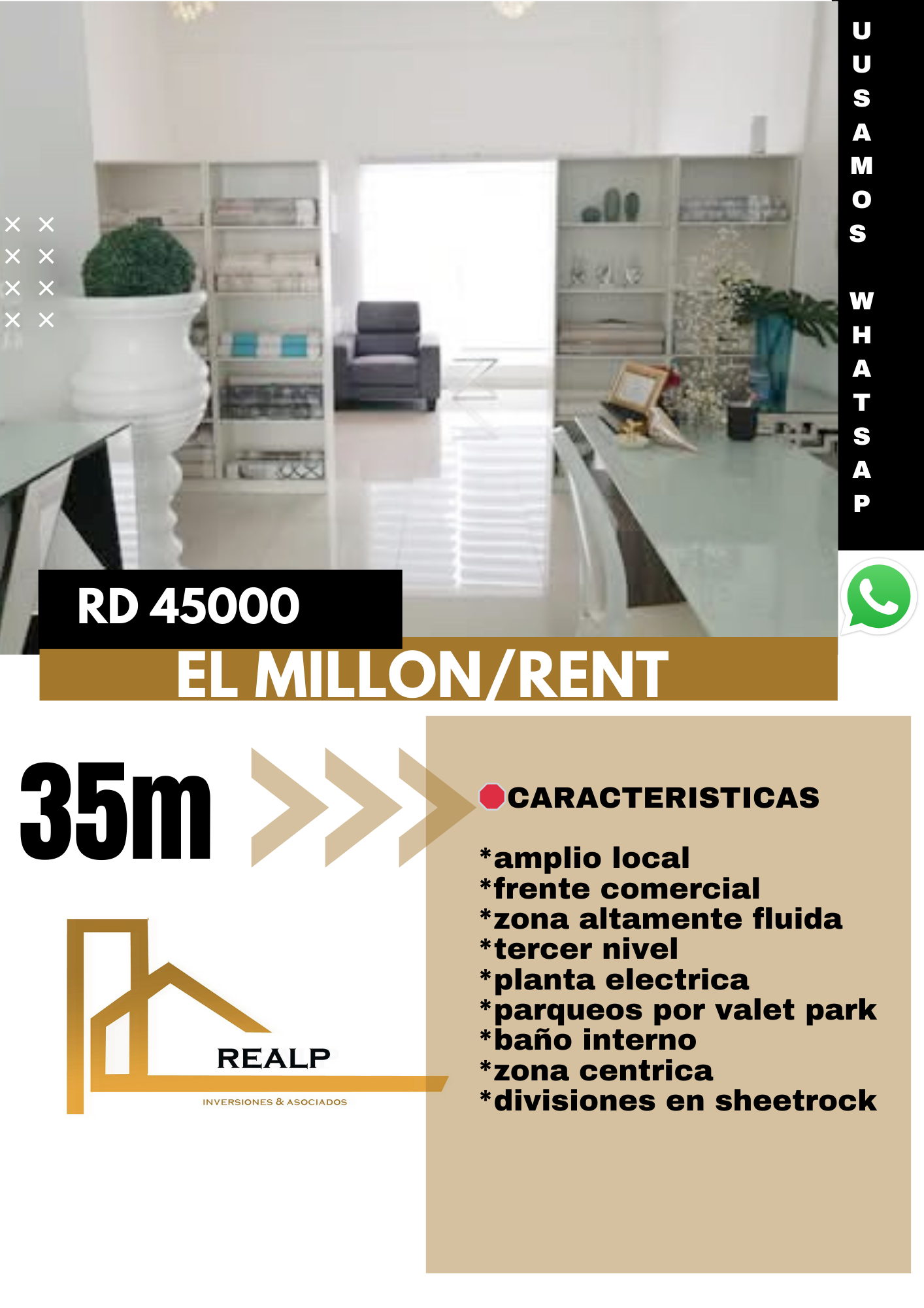 oficinas y locales comerciales - Local en alquiler millon