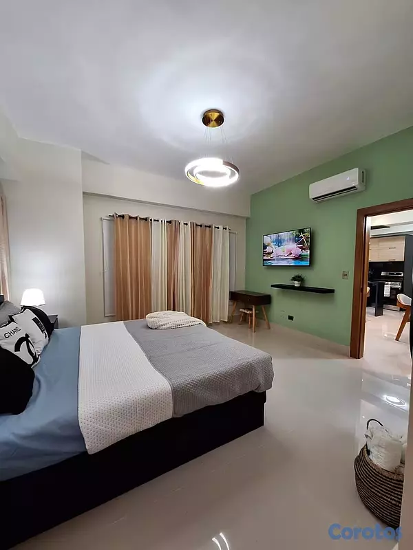 apartamentos - Alquilo apartamento amoblado en torre nueva a estr 7