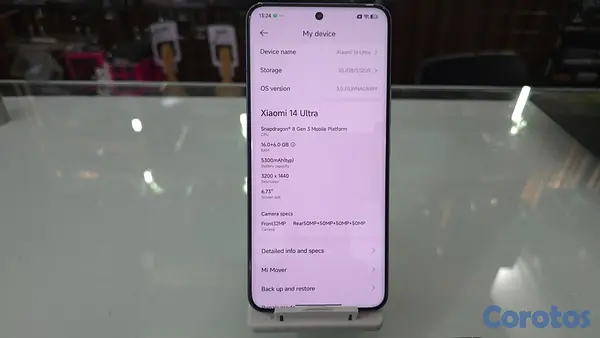 celulares y tabletas - Xiaomi 14 Ultra 512GB 16GB Ram Azul internacional 2