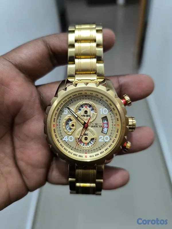 joyas, relojes y accesorios - reloj Invicta Aviator Original Usado  3