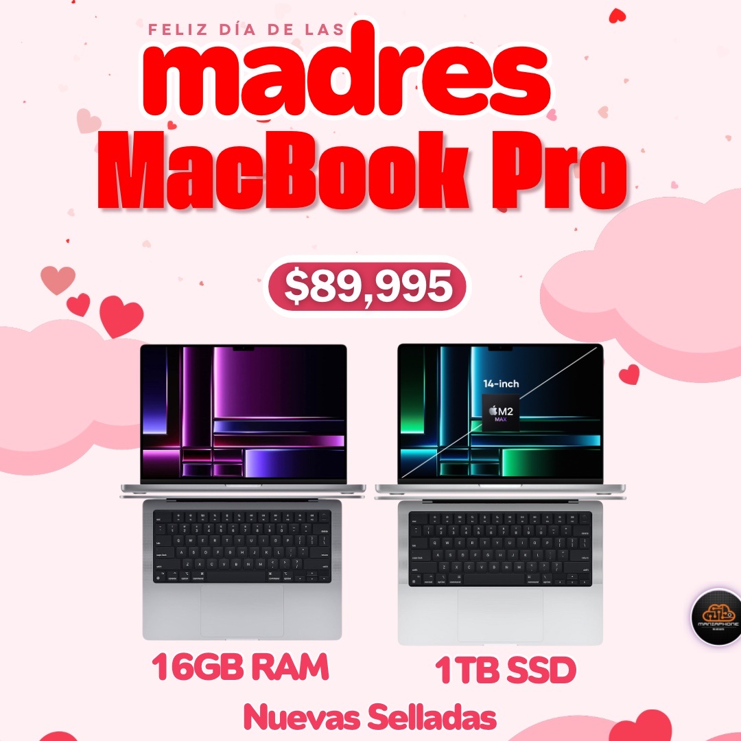 computadoras y laptops - Oferta MacBook Pro 14” M2 Pro 16GB RAM | 1TB SSD Nuevas Sellasas  0