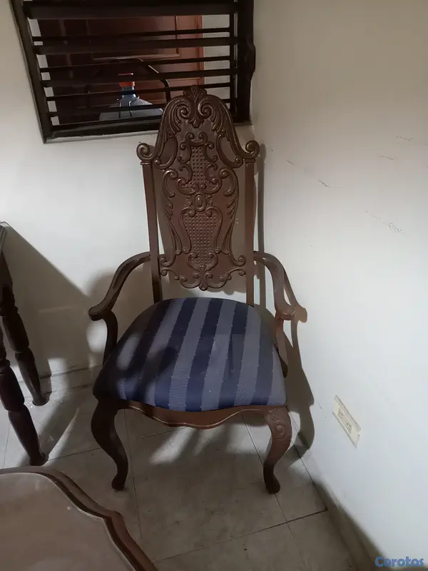muebles y colchones - Juego de comedor antiguo  2