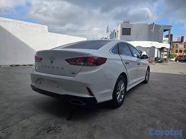 carros - HYUNDAI SONATA NEW RISE 2018 BLANCO GASOLINA 7