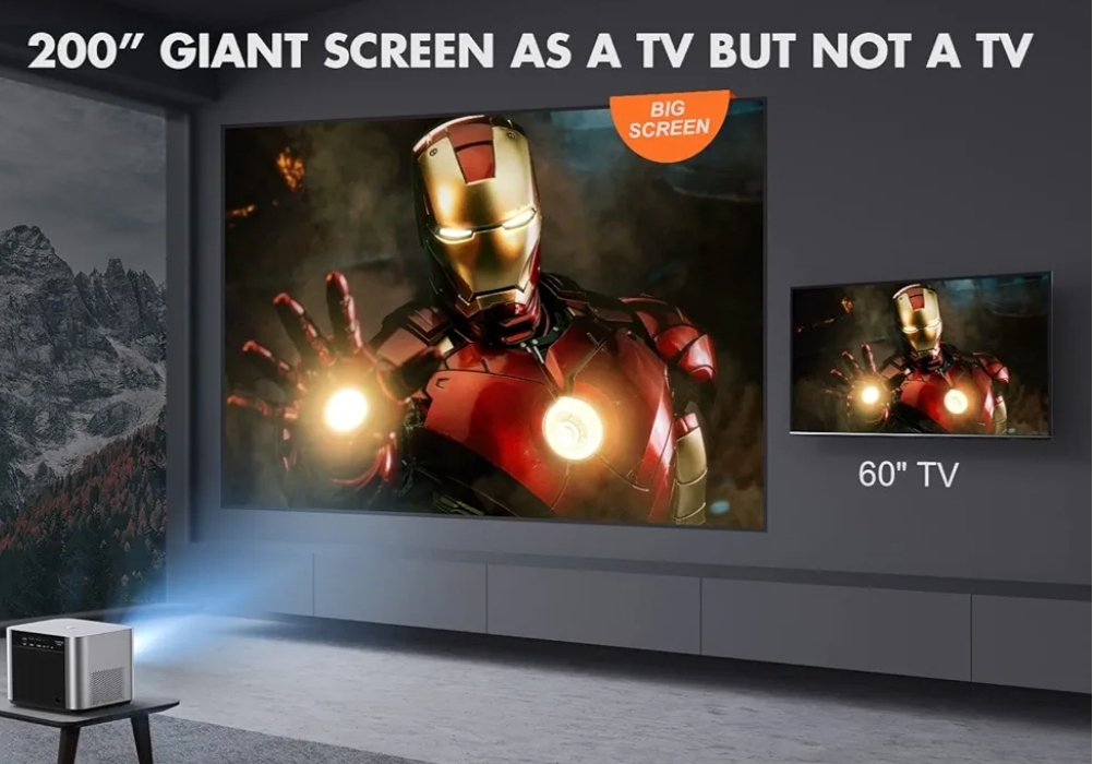 otros electronicos - Proyector FHD 4k 800 ANSI 7