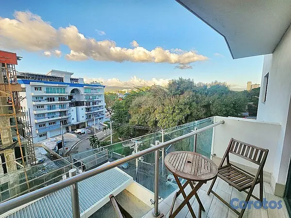 apartamentos - ESTUDIO AMUEBLADO SOHA PANORAMA SANTIAGO PISCINA Y 8