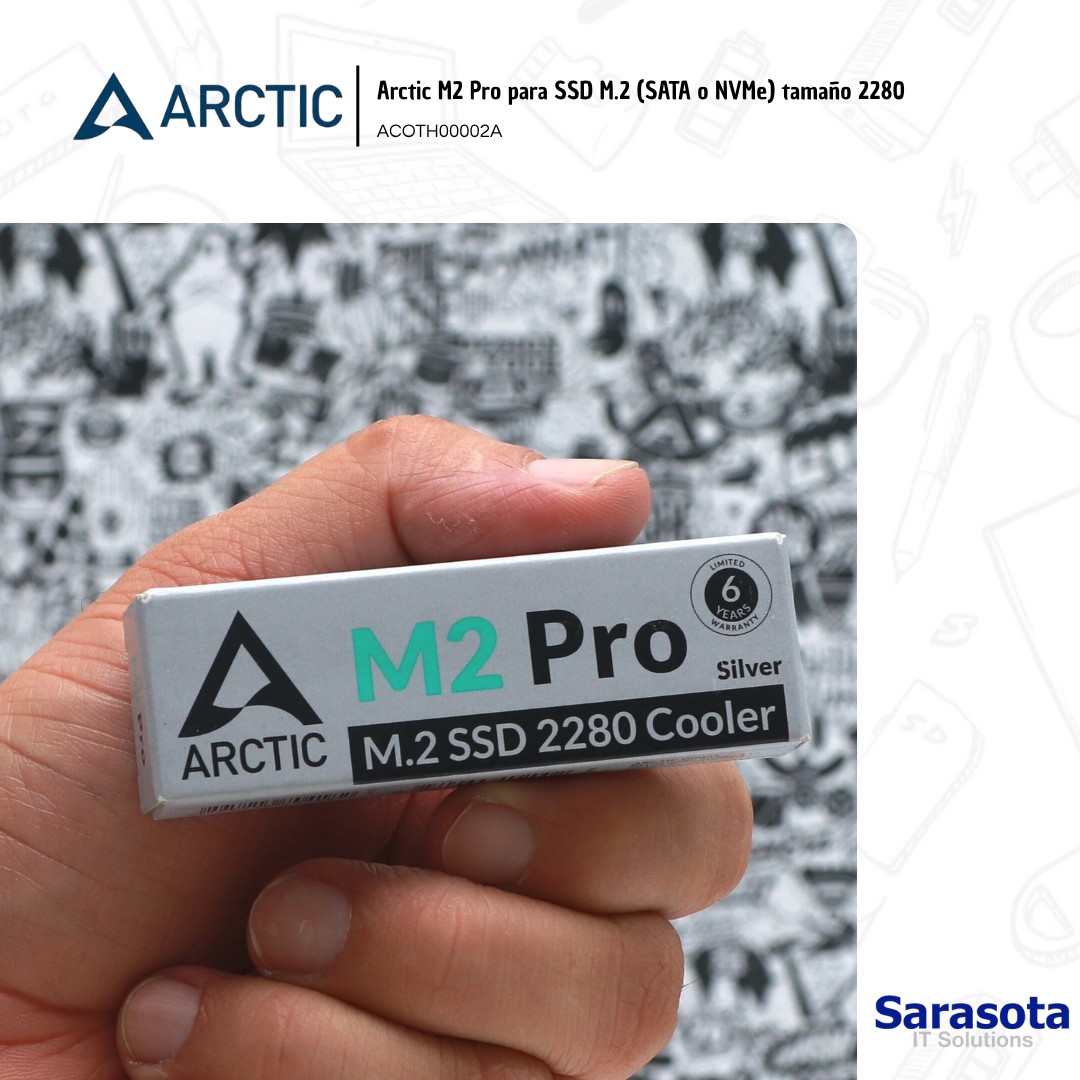 accesorios para electronica - Arctic M2 Pro Silver Disipador Térmico