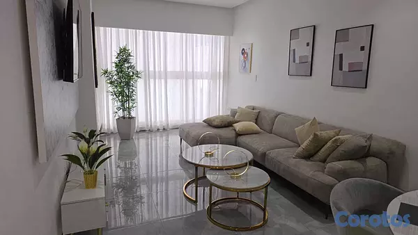 apartamentos -  Urbanización Real AMUEBLADO MODERNO,Torre Gran confort  
y seguridad Ubicación 7