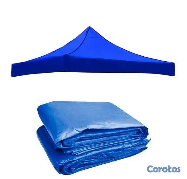 herramientas, jardines y exterior - Lona de Carpa 2x2 metros color azul 1