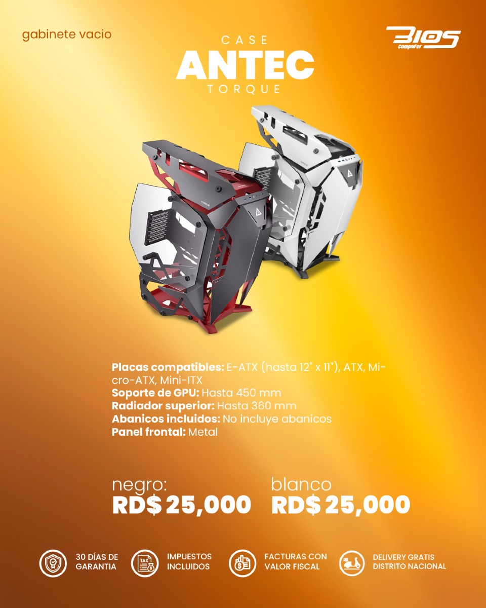computadoras y laptops - Case Antec TORQUE 0