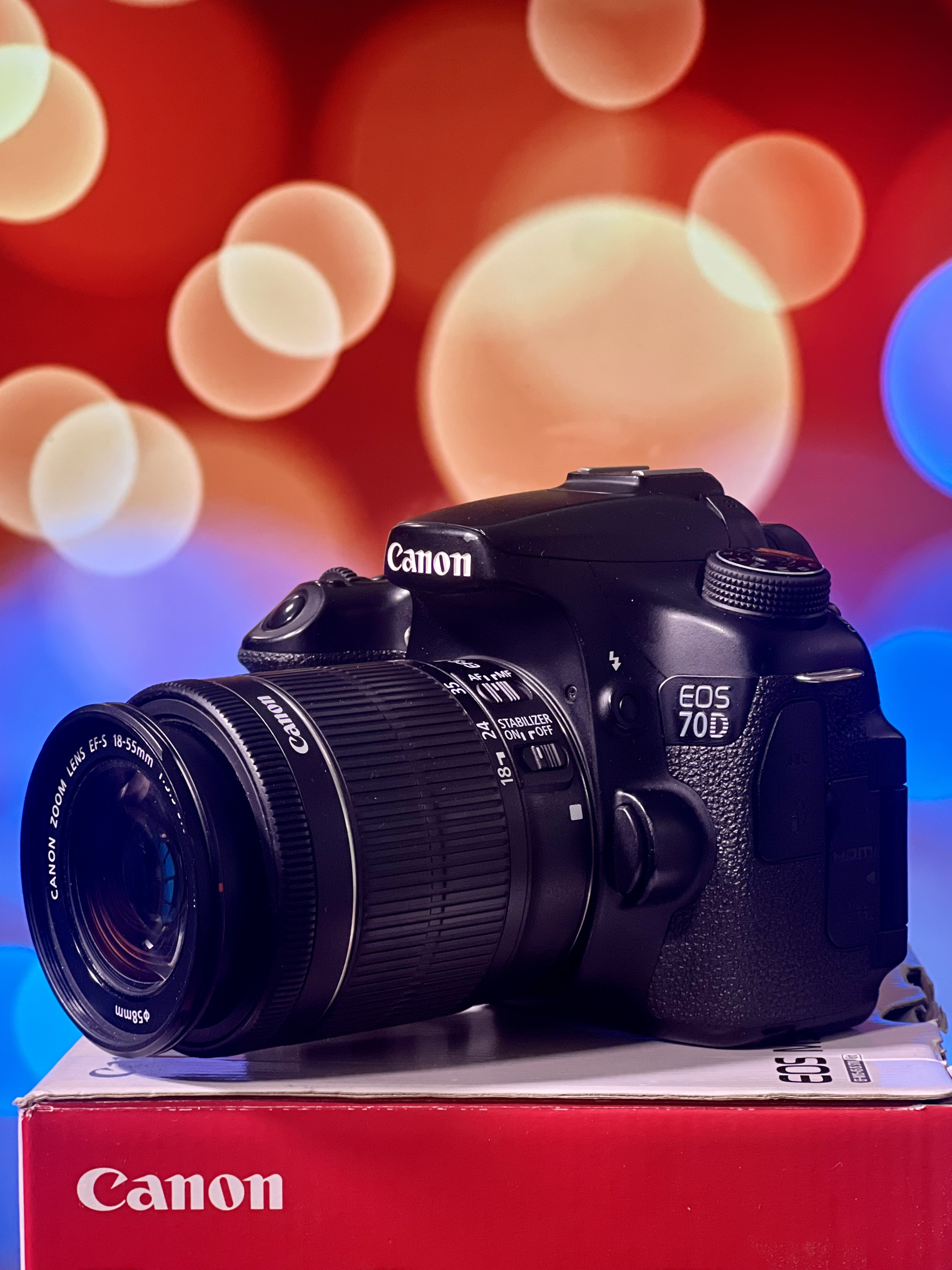 camaras y audio - Camara Canon 70D Como Nueva Recién Importada
